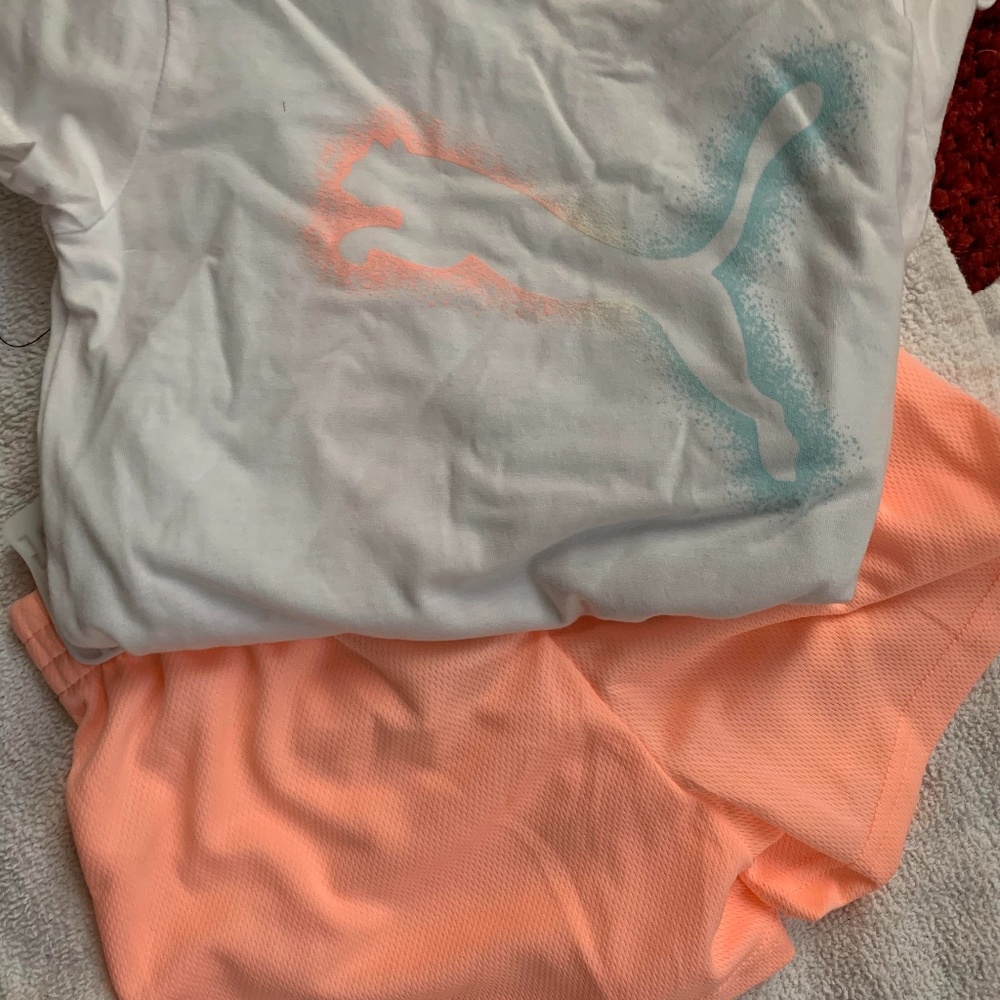 3pc Toddler Girl's Puma short set